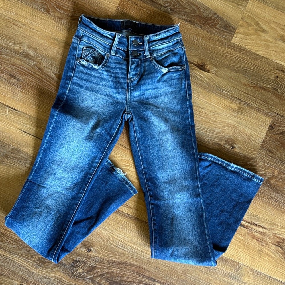 Buckle Women's Dark Blue Boot Cut Jeans